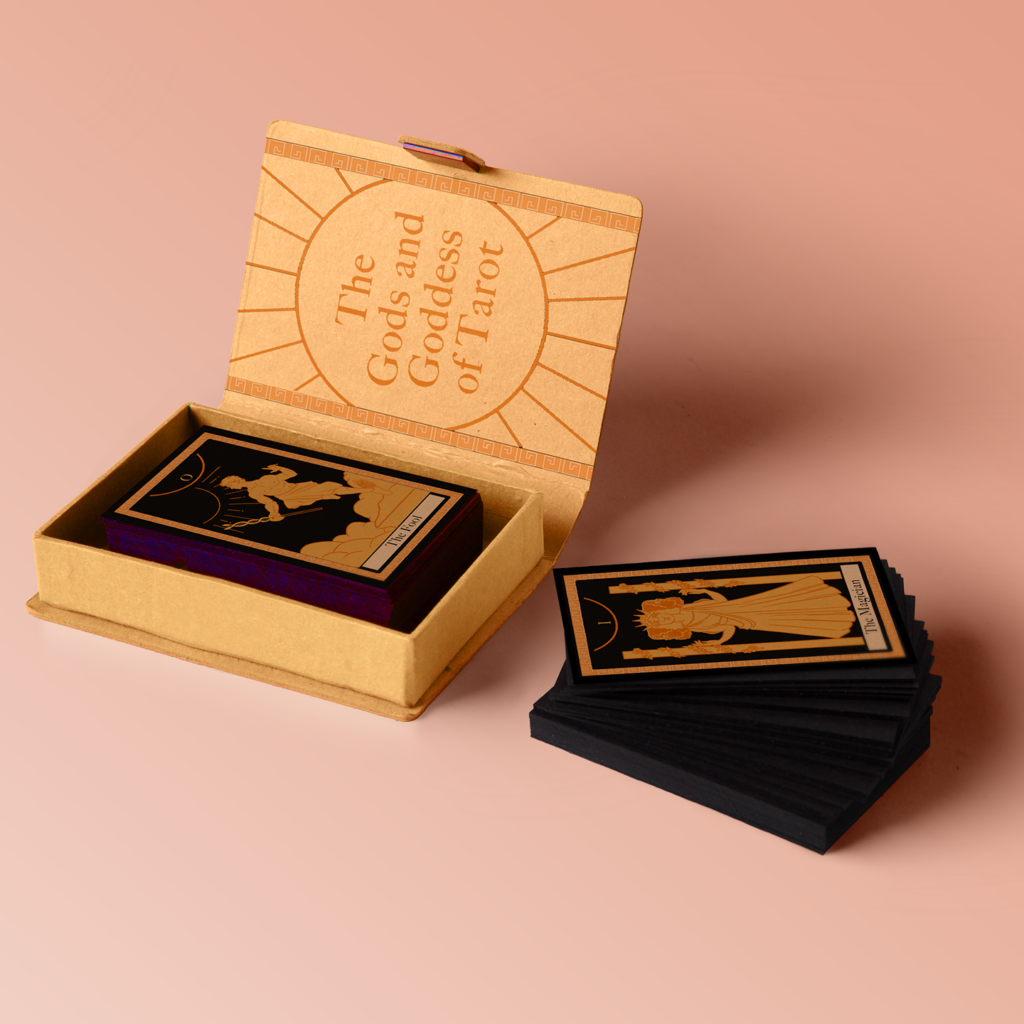 Mockup de Cartas de Tarot