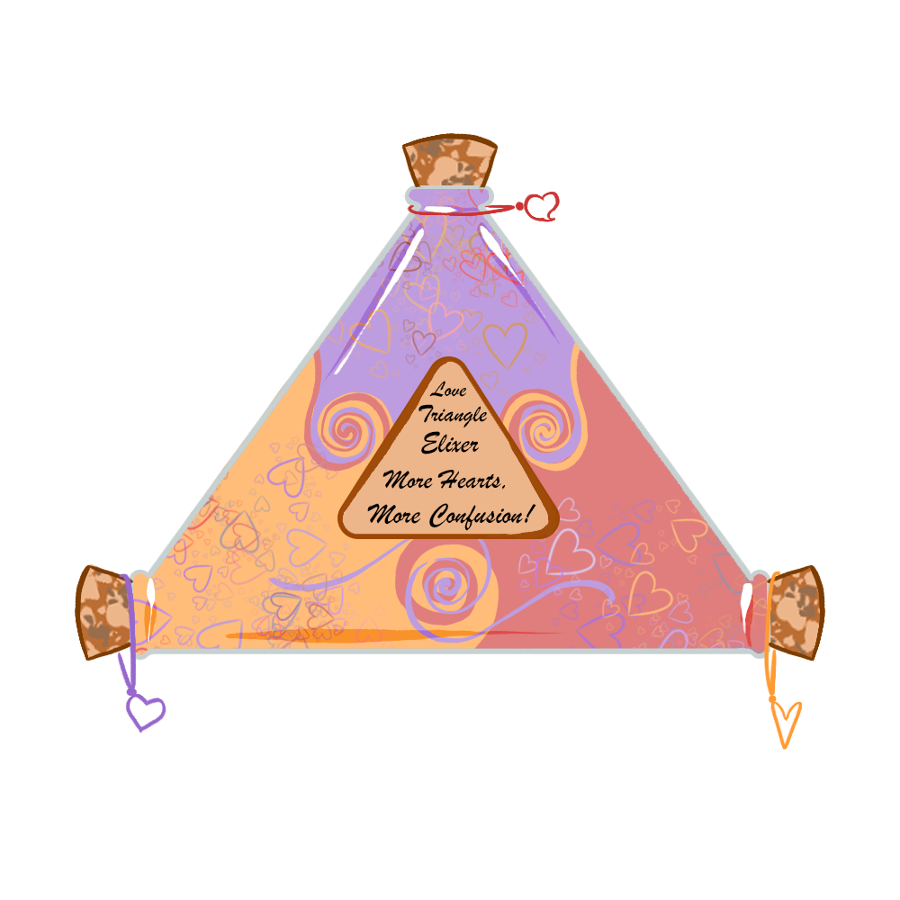 Da artista Ema Parreira, ilustração digital inspirado em desenhos animados, fanfics