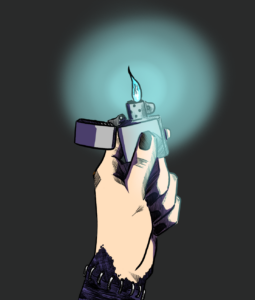 Da artista Ema Parreira, arte contemporânea em desenho digital, ilustração de Boku no Hero Academia